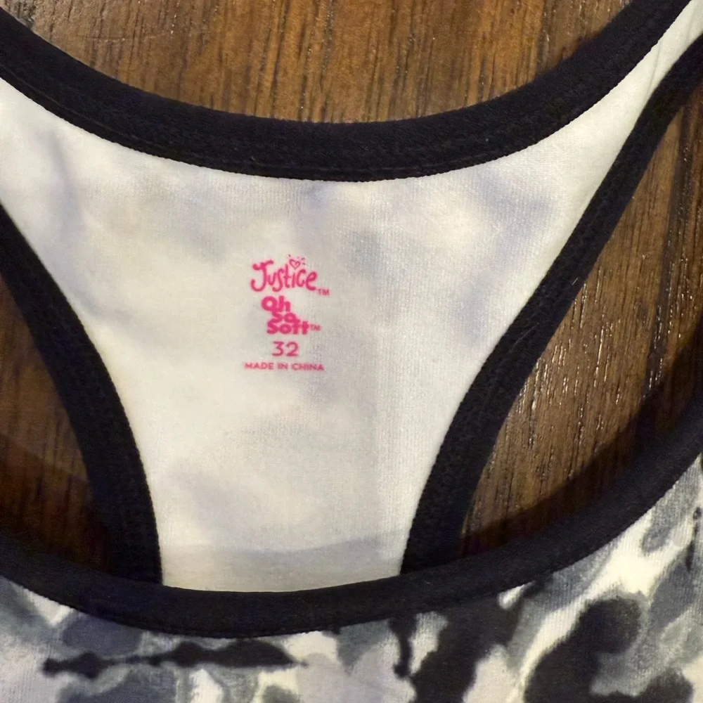 Justice girls racerback